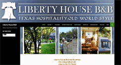 Desktop Screenshot of libertyhousebandb.com