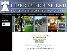 Tablet Screenshot of libertyhousebandb.com